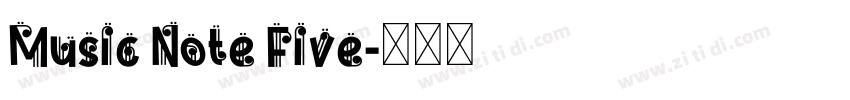 Music Note Five字体转换